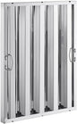 20" x 25" Stainless Steel Commercial Hood Filter – Dishwasher Safe, Welded Baffle Grease Trap with Drop Handles – Easy Installation & Durable Grease Fire Prevention Filter