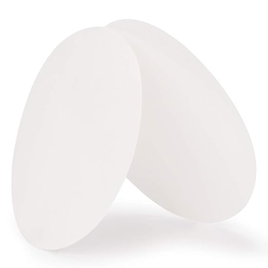 StonyLab Quantitative Filter Paper Circles, 125mm Diameter Cellulose Filter Paper with 20 Micron Particle Retention Medium Filtration Speed, Pack of 100 (125mm Diameter)