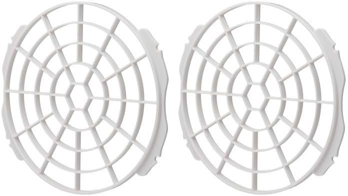 Portable Air Conditioner Filter Screen for Window Adapter, 13cm 15cm Exhaust Hose Net with for Insect and Dust Protection, for Easy Install AC Vent Cover, White(13cm)
