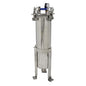 #4 Bag Filter Housing 304 Stainless Steel Filter Solid-Liquid Separation Tool 120PSI Industrial Sock Filter 1" Fnpt in/Out Bag Water Filter Purification Equipment
