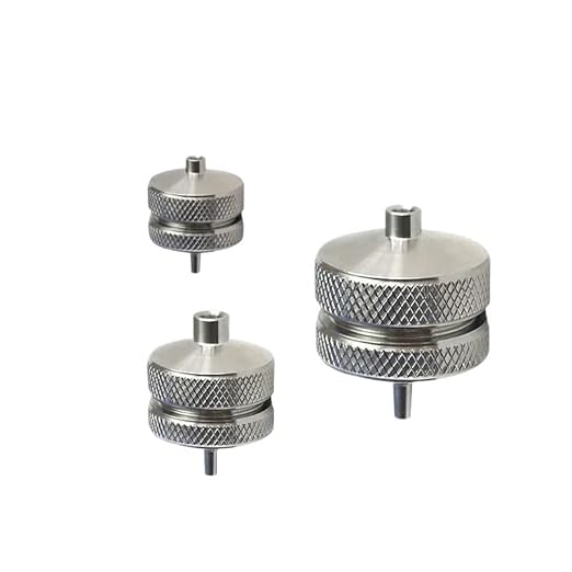 Laboratory Micro Injector Filter Holder 13 25 50mm, Stainless Steel Detachable Injector Filter Head, Replaceable Filter Holder PTFE Seal(25mm)