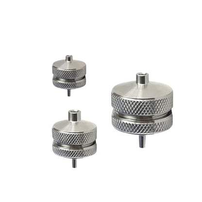 Laboratory Micro Injector Filter Holder 13 25 50mm, Stainless Steel Detachable Injector Filter Head, Replaceable Filter Holder PTFE Seal(25mm)
