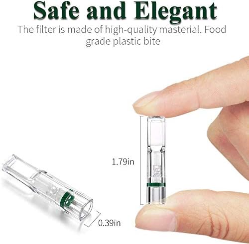 ZOBO Disposable Cigarette Filters Three-Layer Microporous Multi-Filtering to Reduce Tar and Smoke Stains (120 Per Pack) Elegant and Stylish Design, Suitable for Regular and King Size of Cigarettes