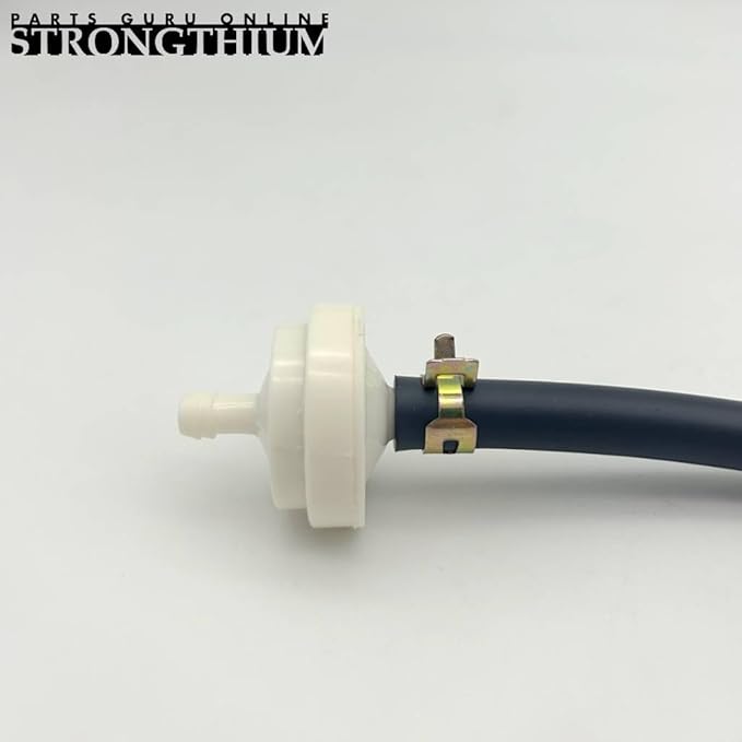 Strongthium Lawn Mower 1/4 Inch ID Inline Gas Fuel Filter Replacement for Briggs Stratton Craftsman Toro 394358s 56679 394358 394358B 7014359YP 56679MA x2 with Fuel Clamps x4