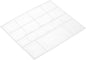 PATIKIL Air Conditioner Filter Replacement 332mm x 283mm, Plastic Air Filtering Screen with Filter Foam for HVAC, White