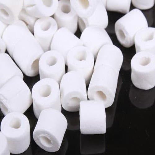 Aquarium Biological Bacteria House Ceramic Rings Filter Media 6 lbs Bagged for Pond Fish Tank Canister Filter