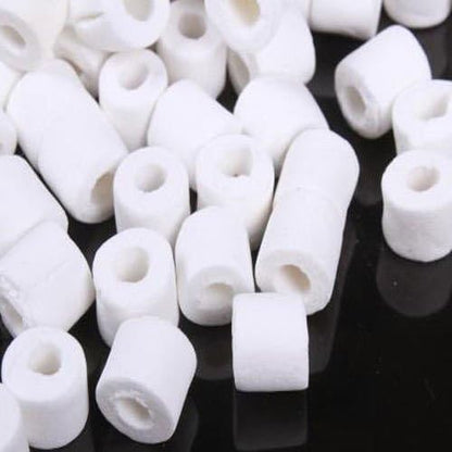 Aquarium Biological Bacteria House Ceramic Rings Filter Media 6 lbs Bagged for Pond Fish Tank Canister Filter