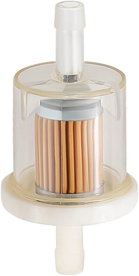 Powtol 691035 493629 Fuel Filter for Brigs Straton 40 micron 1/4 Inline Fuel filter 12hp 17.5hp 27hp 35hp Engines Replace 49019-7001 7-07061 Lawn Mower Replacement Parts (Pack of 3)