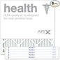 AIRX WICKED CLEAN AIR. 18x18x1 Air Filter MERV 13 Pleated HVAC AC Furnace Air Filter, Health 6-Pack, Made in the USA