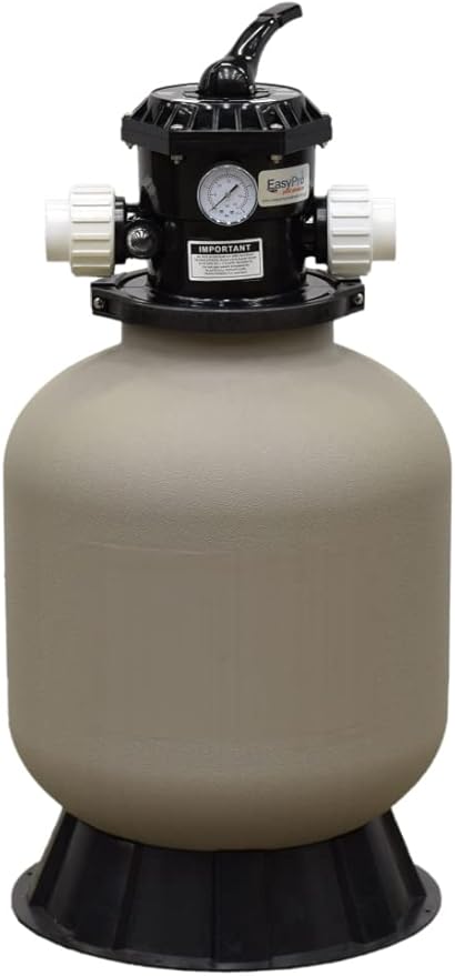 EasyPro PBF1800 Pressurized Bead Filter for Ponds & Fish Systems / 1800 Gallon Max. / Biological & Mechanical Media Provides Excellent Filtration/Easy Intallation & Cleaning