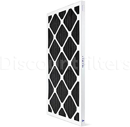 AIRX FILTERS WICKED CLEAN AIR. ODOR 14x24x1 MERV 7 Carbon Pleated Air Filter - Made in the USA - Box of 6
