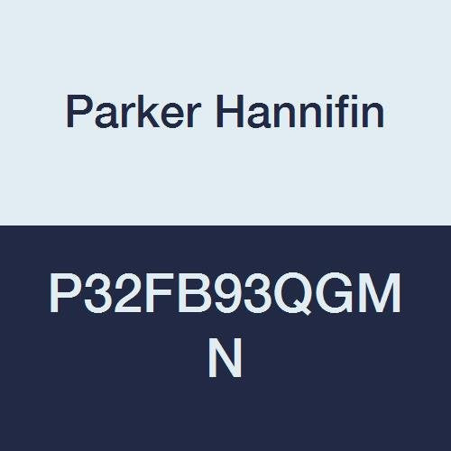 Parker Hannifin P32FB93EGMN Series P32FB Aluminum Global Modular Compact Particulate Filter, 5 µ Element, Poly Bowl with Bowl Guard, Manual Drain and Without Mounting Bracket, 3/8" NPT Port