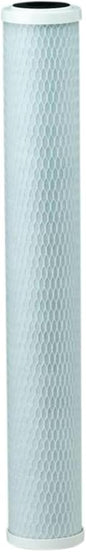 Pentair Pentek CBC-20 Carbon Water Filter, 20-Inch, Whole House Carbon Block Replacement Cartridge with Bonded Powdered Activated Carbon (PAC) Filter, 20" x 2.5", 0.5 Micron