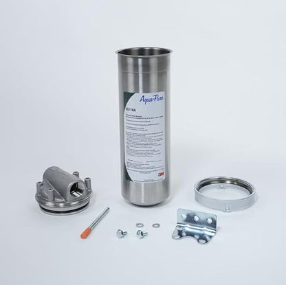 3M Aqua-Pure Whole House Std. Dia. Stainless Steel Filter Housing SST1HA. Heavy Duty Construction, Built to Last