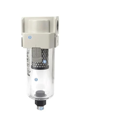 Vacuum Water Droplet Separator Vacuum Pipeline Filter Negative Pressure Filter Element AMJ AMJ3000-03B AMJ4000-04B-C(AMJ-EL4000)