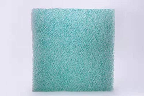 Paint Booth Exhaust Filter Pad, 20"x 25"x 2.5"(50 Pack), Spray Booth Filter, Fiberglass Paint Arrestor for Air Filter System(15 Gram)