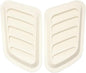 Car Hood Scoop Air Intake Vents Compatible For Hyundai Ix35 Solaris Compatible For Renault Captur Compatible For Kia And Sportage 4(White)