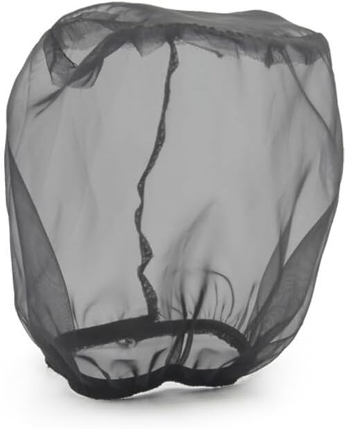 Car Intake Filter Mesh Cover Polyester Cloth Oilproof And Dustproof Cover Cold Air Filter Protector Cover Rain Sock Protective for Motorcycle Automotive (Type B Black)