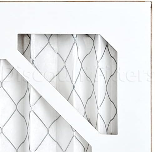 AIRx ALLERGY 20x20x1 MERV 11 Pleated Air Filter - Made in the USA - Box of 6, White