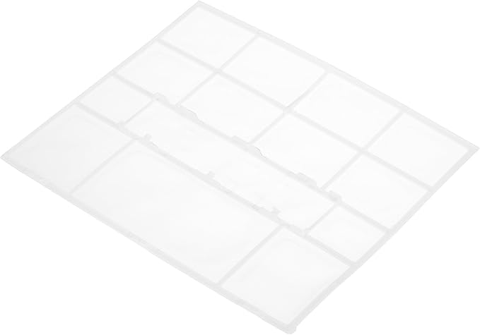 PATIKIL Air Conditioner Filter Replacement 332mm x 283mm, Plastic Air Filtering Screen with Filter Foam for HVAC, White