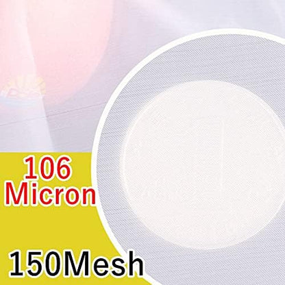 Fine Filter Mesh Nylon Fabric, Recycling Screens for Kitchen Filtration Food Wine 80-500 Mesh(150mesh 106micron,1x1 meter)
