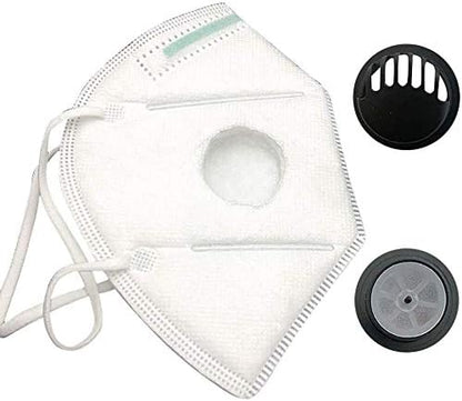 JingXiGuoJ 20 Pack Anti Dust Protection Filter Air Breathing Valves Accessories for Kids & Adults - Outdoor Fast Delivery - Black