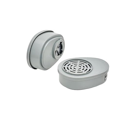 MSA 815355 Advantage Respirator Cartridge - Organic Vapor (GMA: OV), Quantity: 2 per pack, Chemical & Combination Air-Purifying Respirator Attachment, Long-Lasting Respiratory Protection