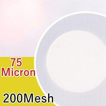 Fine Filter Mesh Nylon Fabric, Recycling Screens for Kitchen Filtration Food Wine 80-500 Mesh(200mesh 75micron,1x5 meter)