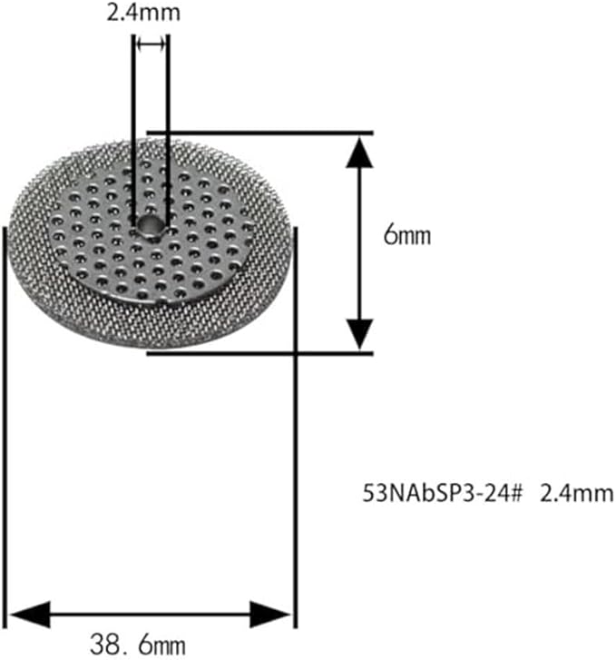 4PCS TIG Welding Nozzle Screen Filters, Industrial Welding Accessories Stainless Steel Protective Component Welding Nozzle Mesh For Metalworking And Soldering Equipment(2.4mm)
