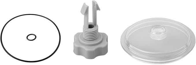 FABULETTA SF80110-1 Leaf Trap Cover Lid with O-Ring and Valve for Intex 12 Inch Sand Filter Pump Pool Equipment Replacement Parts
