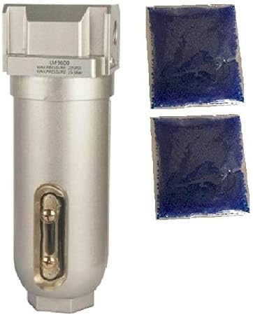 3/4" Compressed Air In Line Filter Desiccant Dryer Moisture Water Separator New