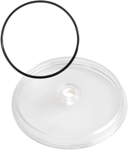 Sand Filter Pump Replacement Part for SF15110 with Gasket, Pool for Leaf Trap Cover Lid Compatible with SF15110 Model, Transparent Plastic Upgrade for Installation and Leak-Proof Seal