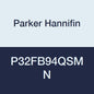 Parker Hannifin P32FB94ESMN Series P32FB Aluminum Global Modular Compact Particulate Filter, 5 µ Element, Metal Bowl with Sight Gauge, Manual Drain and Without Mounting Bracket, 1/2" NPT Port