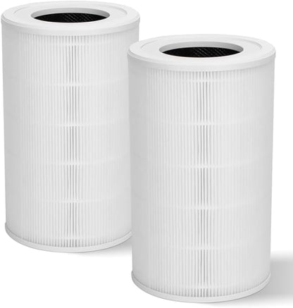 1000 Replacement Filters Compatible with Air Doctor 1000 Air Purifier, Includes Premium Efficiency Layer, Activated Carbon Layer, and Pre-Filters, 2-Packs