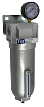 1" NPT Industrial Coalescing 0.01u Micron Filter Removes 99.98% of Oil, Moisture Vapor, Aerosols from Compressed Air Lines, 11oz Bowl, Auto Drain