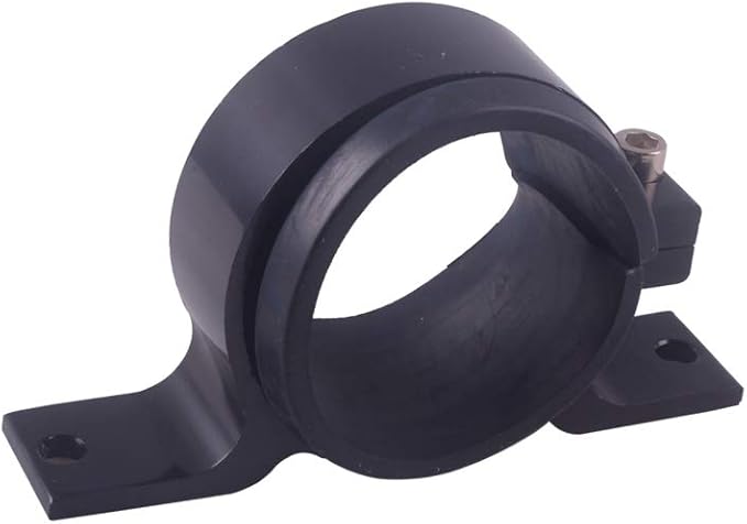 BARTOO 60mm Fuel Filter Mounting Bracket, Fuel Pump Clamp Holder for car Oil/Fuel/Gas Pump(Black)