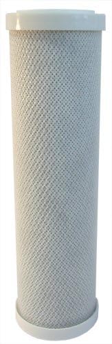 APPLIED MEMBRANES INC. 10" x 2.5" Carbon Block Filter Cartridge | Chlorine, Taste & Odor Reduction | 10 Micron Filtration Rating | Replacement Filter for Under Sink RO and Whole House Filters (1)