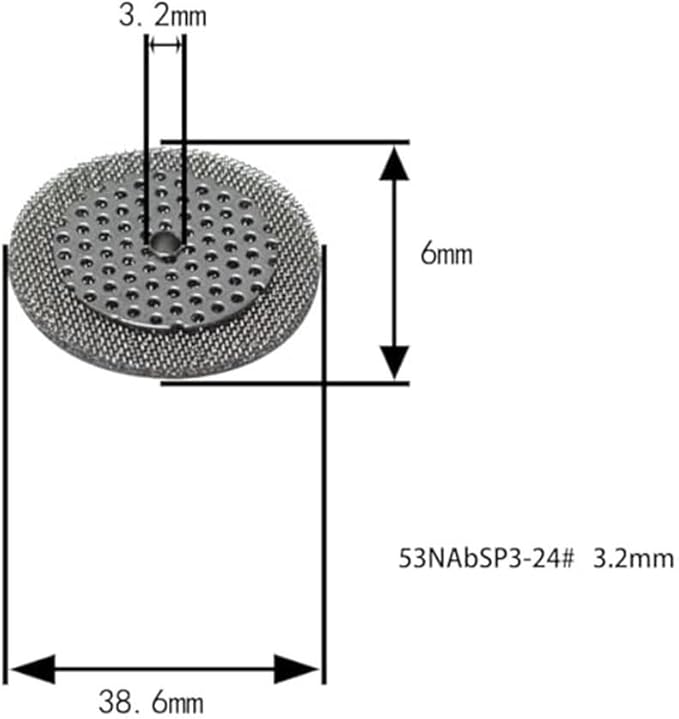 4PCS TIG Welding Nozzle Screen Filters, Industrial Welding Accessories Stainless Steel Protective Component Welding Nozzle Mesh For Metalworking And Soldering Equipment(3.2mm)