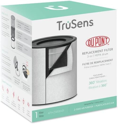 TruSens DuPont Standard HEPA Replacement Filter for Z-3000 TruSens Air Purifier (Large)