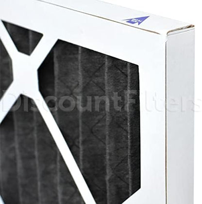 AIRx ODOR 16x16x1 MERV 7 Carbon Pleated Air Filter - Made in the USA - Box of 6