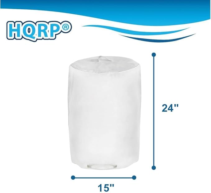 HQRP Dust Collector Bag, 15" x 24", 1 Micron Filter, compatible with POWERTEC 70006 70335, fits Most Dust Collector Systems