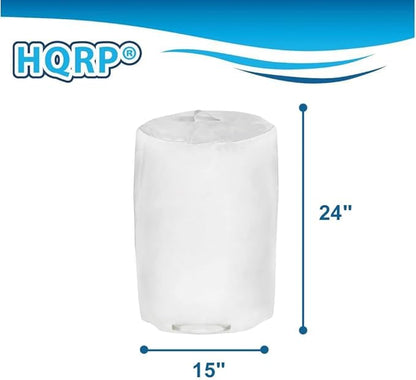 HQRP Dust Collector Bag, 15" x 24", 1 Micron Filter, compatible with POWERTEC 70006 70335, fits Most Dust Collector Systems