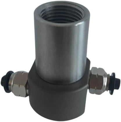 Air Filter Cleaner JUNIOR by Pete Industries, 360º rotating nozzle, Cleans 3.5"-8" ID, Made in USA- Compact Equipment Filter Cleaning Tool for Landscaping, Skid Steers, Mini Excavators, Mini Loaders +