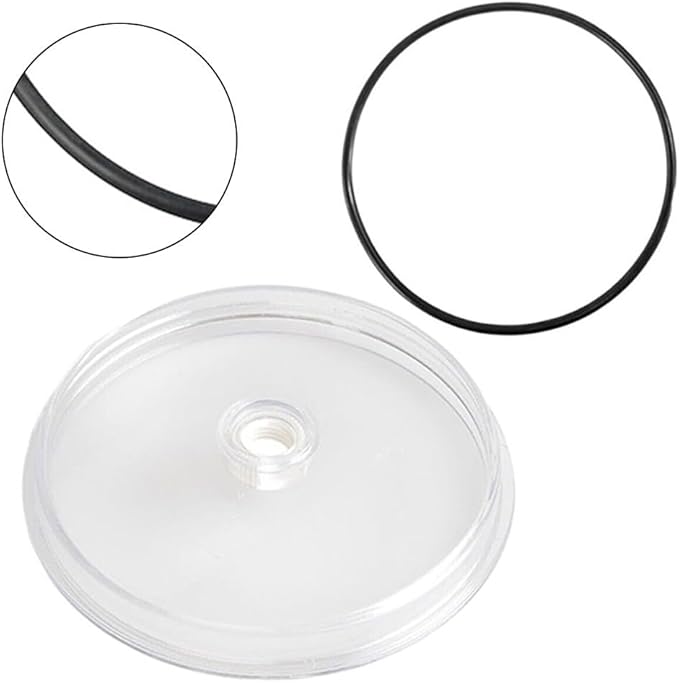Sand Filter Pump Replacement Part for SF15110 with Gasket, Pool for Leaf Trap Cover Lid Compatible with SF15110 Model, Transparent Plastic Upgrade for Installation and Leak-Proof Seal