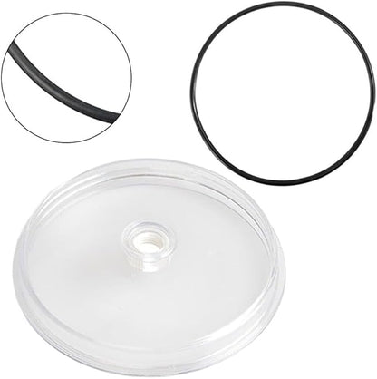 Sand Filter Pump Replacement Part for SF15110 with Gasket, Pool for Leaf Trap Cover Lid Compatible with SF15110 Model, Transparent Plastic Upgrade for Installation and Leak-Proof Seal