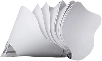 50Pieces 3D Printer Filter Resin Filter White Paper Cup 3D Printer Thicker Funnel Photocuring Consumables White