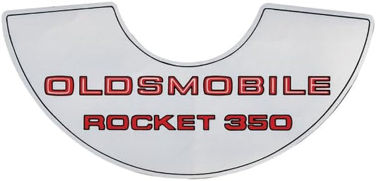 OER Rocket 350 4BBL Large Air Cleaner Decal Fits 1967-1972 Olds Cutlass and 442 Models