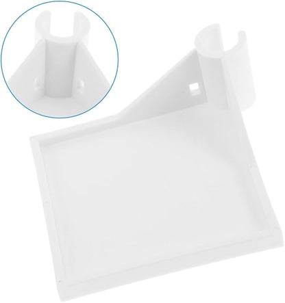 BESPORTBLE 4pcs Corner Shelf for Grow Tents Bracket for Hygrometer Camera Planting Equipment Integrated Storage for Organized Indoor Gardens White Planting Tent Accessory