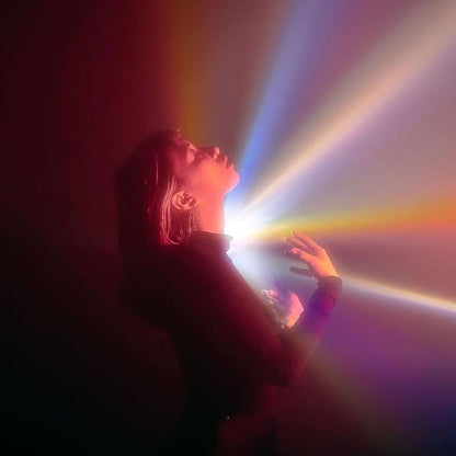 Prism Lens Filter 77 mm Starlight Glare Filter Anamorphic Lens Flare Effect Filter Film Props (Rainbow ray Flares)
