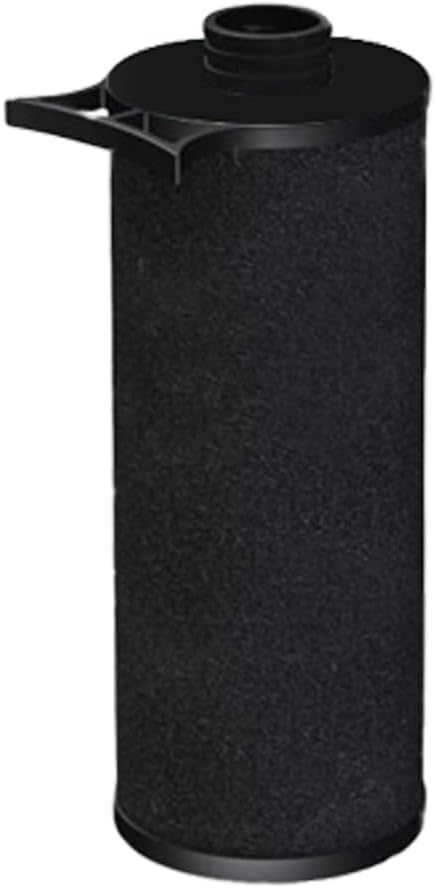 OVO FP-EXT-HEPA Exhaust Filter Air High Efficiency for Central Vacuum, Black